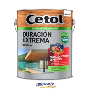 IMPREGNANTE PARA MADERA CETOL BALANCE DURACION EXTREMA BRILLANTE NATURAL X 4