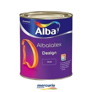 LATEX INTERIOR ALBALATEX DESIGN MATE AZUL BAHAMAS X 1