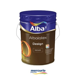 LATEX INTERIOR ALBALATEX DESIGN SATINADO BLANCO X 20