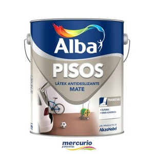 LATEX PARA PISO ALBA MATE AZUL X  1