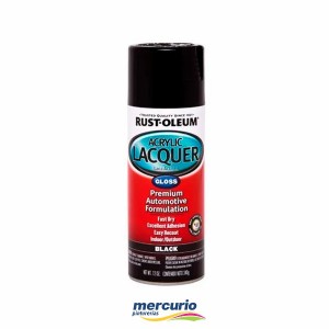 AEROSOL RUST-OLEUM LACA ACRILICA NEGRO X 0,340 (253365)