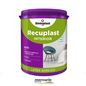 LATEX INTERIOR RECUPLAST MATE BLANCO X 20