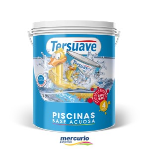 PINTURA PARA PILETA TERSUAVE AL AGUA AZUL X  1