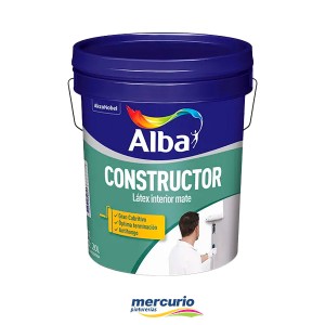 LATEX INTERIOR ALBA CONSTRUCTOR MATE BLANCO X 20