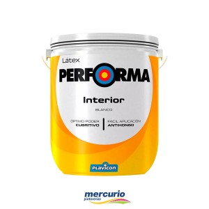 LATEX INTERIOR PLAVICON PERFORMA MATE BLANCO X  4