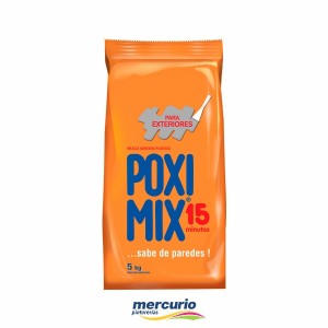 MEZCLA ADHESIVA PLASTICA POXIMIX EXTERIOR X 5,000 (521)