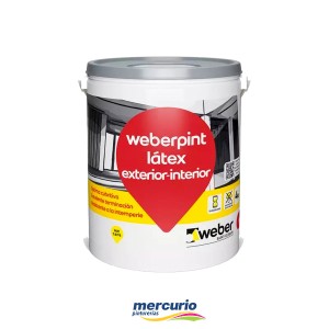 LATEX INTERIOR/EXTERIOR WEBERPINT MATE  BLANCO X 10