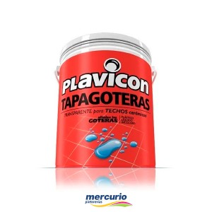 IMPERMEABILIZANTE PARA TECHOS PLAVICON TAPAGOTERAS X  5